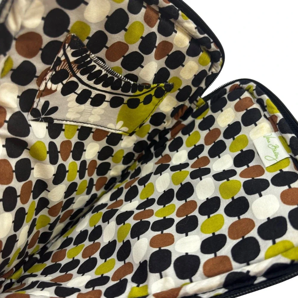 Vera Bradley Night and Day Quilted Tablet E-Reader Sleeve Case Yellow Brown Blk
